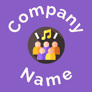 Choir logo on a Amethyst background - Religious