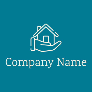 House logo on a Eastern Blue background - Business & Consulting