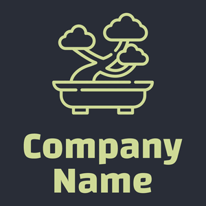 Bonsai logo on a Black Rock background - Environmental & Green