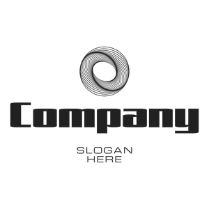 Abstract circular lines logo - Industrial