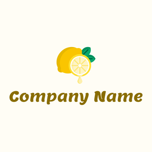 Lemon on a Floral White background - Food & Drink