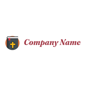 Bible logo on a White background - Religious