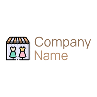 Window display logo on a White background - Fashion & Beauty