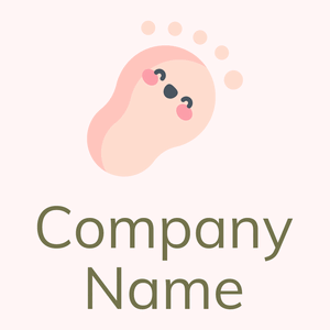 Foot logo on a Snow background - Medical & Pharmaceutical