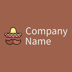 Mexican hat on a Dark Tan background - Politics