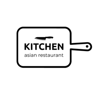 Restaurant logo with cutting board - Travel & Hotel