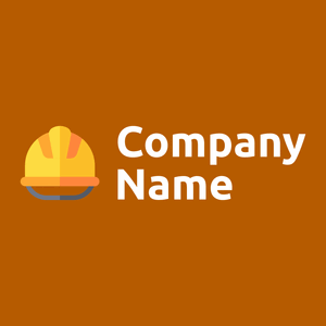 Helmet logo on a Tenne (Tawny) background - Construction & Tools