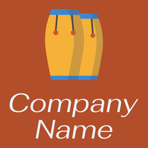 Two Congas logo on an orange background - Community & Non-Profit