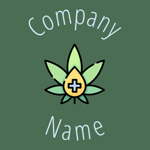 Marijuana logo on a Como background - Medical & Pharmaceutical