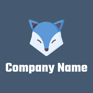 Arctic fox on a Chambray background - Animals & Pets