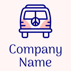 Van logo on a Snow background - Abstract