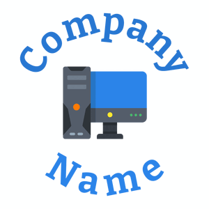 Gaming logo on a White background - Computer