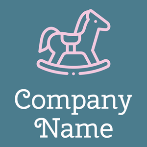 Rocking horse logo on a Paradiso background - Children & Childcare