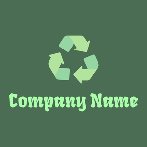 Recycling logo on a Como background - Environmental & Green