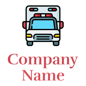 Ambulance logo on a White background - Security