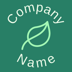 Organic product logo on a Elm background - Environmental & Green