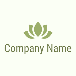 Plant logo on a Ivory background - Spa & Esthetics