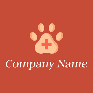 Veterinary logo on a Grenadier background - Animals & Pets