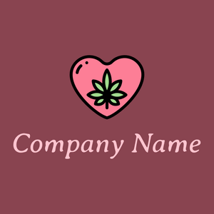 Cannabis logo on a Solid Pink background - Medical & Pharmaceutical