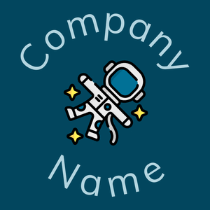 Astronaut logo on a Sherpa Blue background - Technology