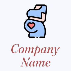 Maternity logo on a Alice Blue background - Children & Childcare