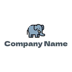 Elephant logo on a White background - Animals & Pets