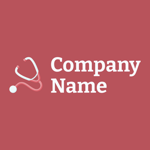 Stethoscope logo on a Blush background - Medical & Pharmaceutical