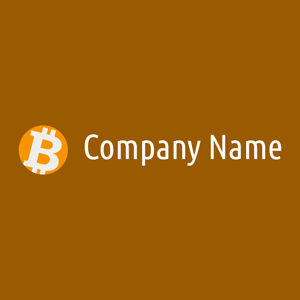 Bitcoin logo on a Olive background - Technology