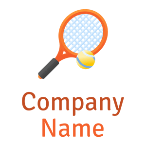 Tennis logo on a White background - Games & Recreation