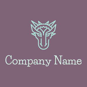 Dragon logo on a Old Lavender background - Animals & Pets