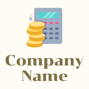 Accounts calculator logo on a pale background - Business & Consulting