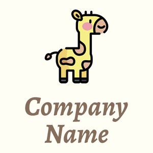 Giraffe on a Ivory background - Animals & Pets