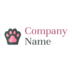 Dark Slate Paw on a White background - Animals & Pets