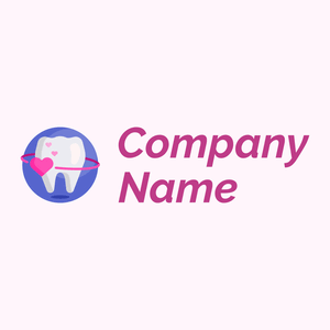 Teeth logo on a Lavender Blush background - Medical & Pharmaceutical