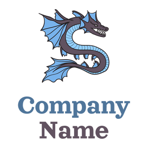 fantasy Dragon logo on a White background - Animals & Pets