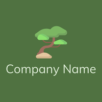 Bonsai logo on a Fern Green background - Environmental & Green