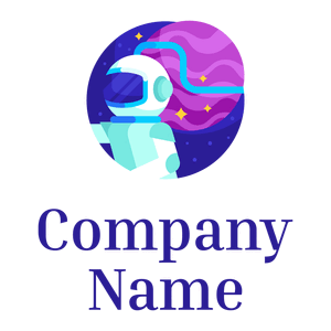 Astronaut logo on a White background - Technology