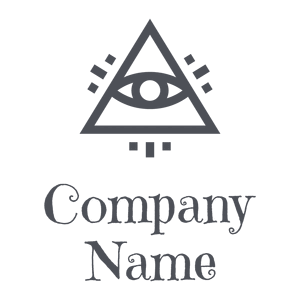 Occult symbols logo on a White background - Abstract