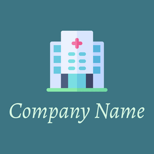 Hospital logo on a Calypso background - Architectural