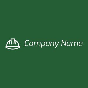 Helmet logo on a Green Pea background - Construction & Tools