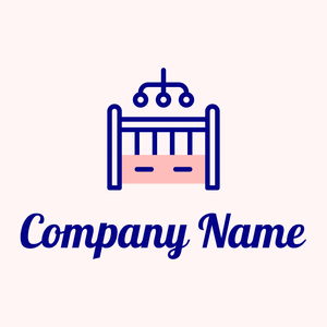 Baby crib logo on a Snow background - Children & Childcare