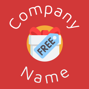 Free logo on a Persian Red background - Business & Consulting