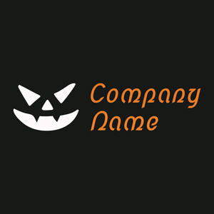 Pumpkin Face logo on a Marshland background - Abstract