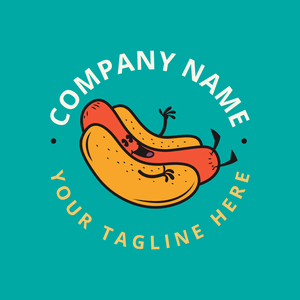 Logo of a lying content hotdog - Food & Drink