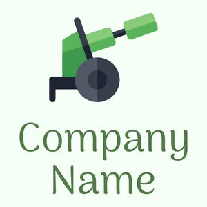 Cannon logo on a green background - Abstract