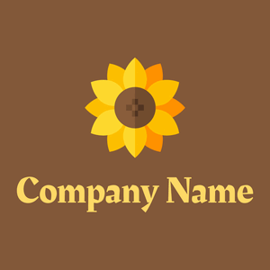 Sunflower logo on a Cigar background - Agriculture