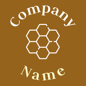 Honey logo on a Golden Brown background - Food & Drink