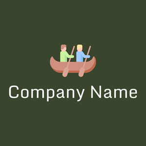 Canoe logo on a green - Sports