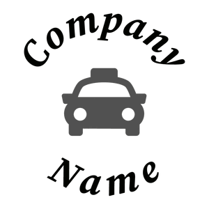 Taxi front view logo on a White background - Automotive & Vehicle