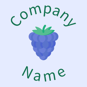 Raspberry logo on a Alice Blue background - Food & Drink